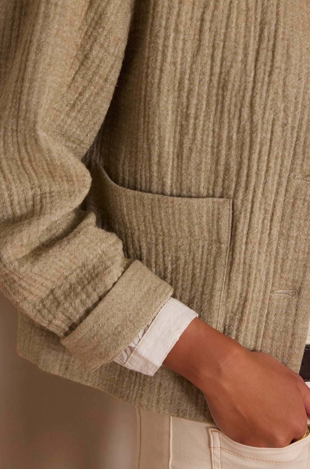 Veste CARMEN en coton;${refinementColor}