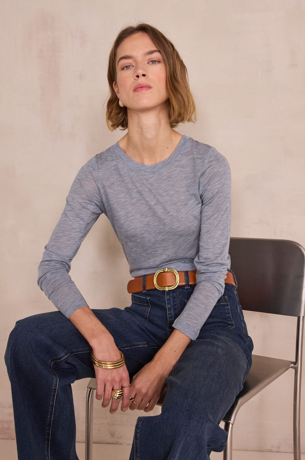 LOUISIANE long-sleeve t-shirt;${refinementColor}