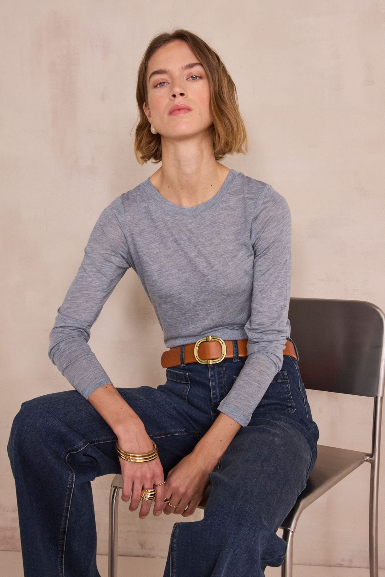 LOUISIANE long-sleeve t-shirt;${refinementColor}