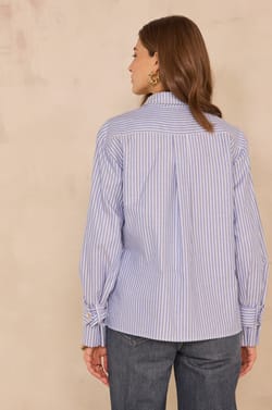 MAXIME striped blouse;${refinementColor}