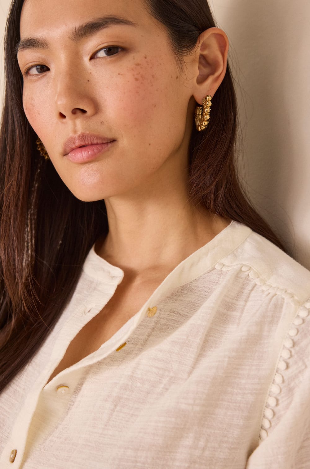 100% cotton DALIA blouse;${refinementColor}