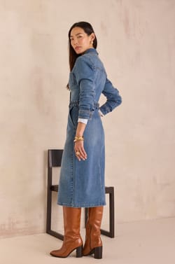 Robe en jean BLAIRE;${refinementColor}