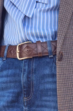 Ceinture NELLY en cuir;${refinementColor}