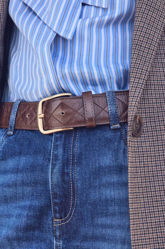NELLY leather belt;${refinementColor}