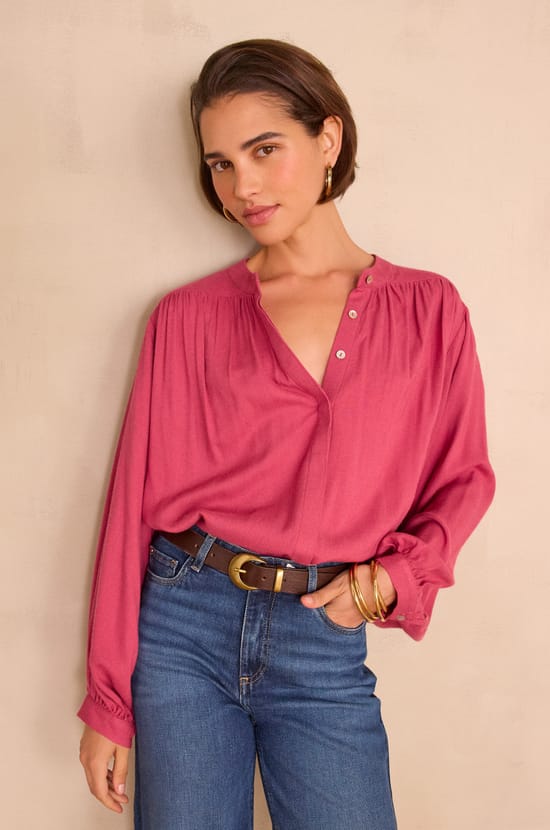 SIMON cotton blouse;${refinementColor}