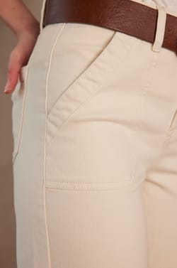 Pantalon SELYNA en denim;${refinementColor}