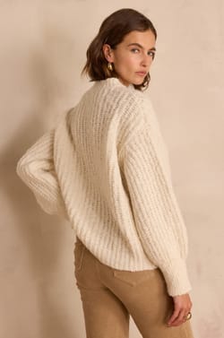 BUSTER jumper in alpaca and wool;${refinementColor}