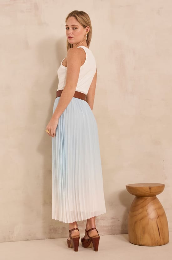 Pleated Skirt ODESSA;${refinementColor}
