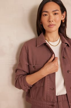 CASTILLE cotton jacket;${refinementColor}