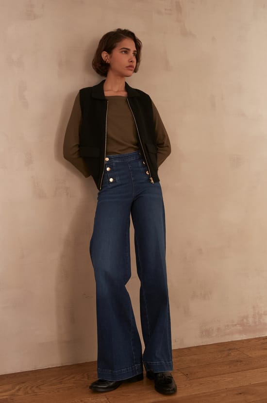 Jean OXAN en coton;${refinementColor}