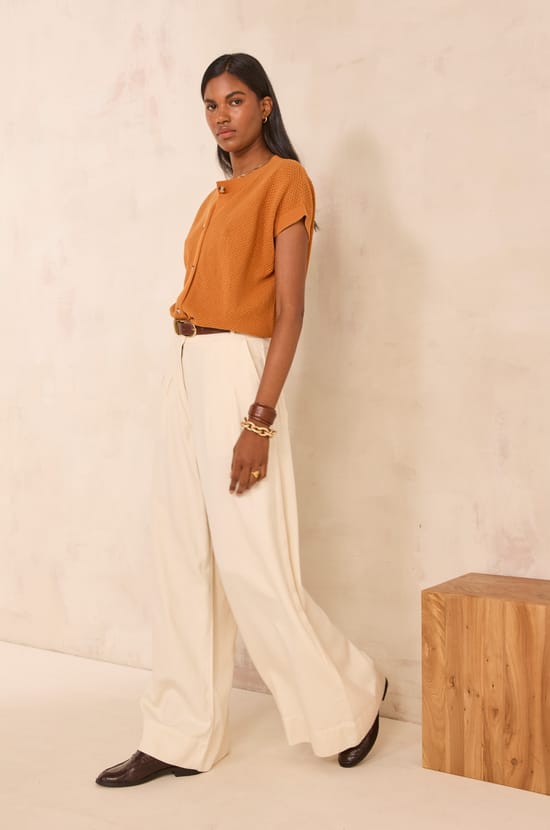 Pantalon large DAISY;${refinementColor}