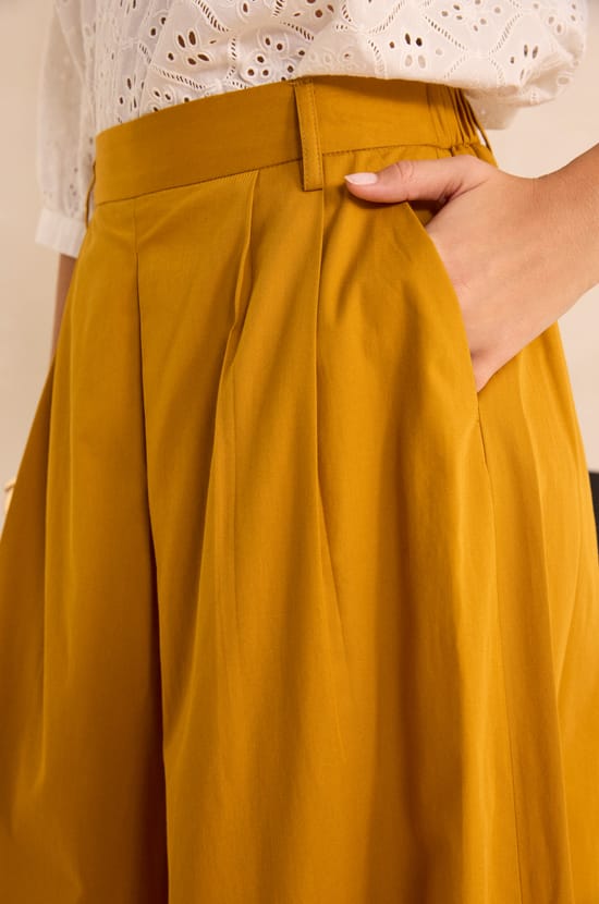 Pantalon extra large en coton TATIANA;${refinementColor}
