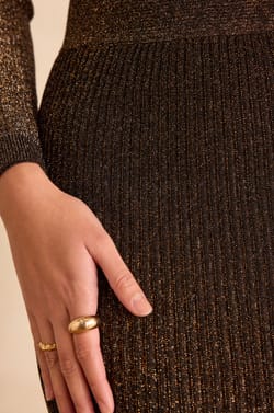 Jupe iris&eacute;e en maille pliss&eacute;e CARILLON;${refinementColor}