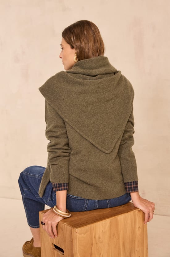 RACHELLE cashmere scarf;${refinementColor}