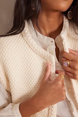 BETSY cotton cardigan;${refinementColor}