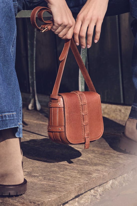 LUCIEN MINI leather bag;${refinementColor}