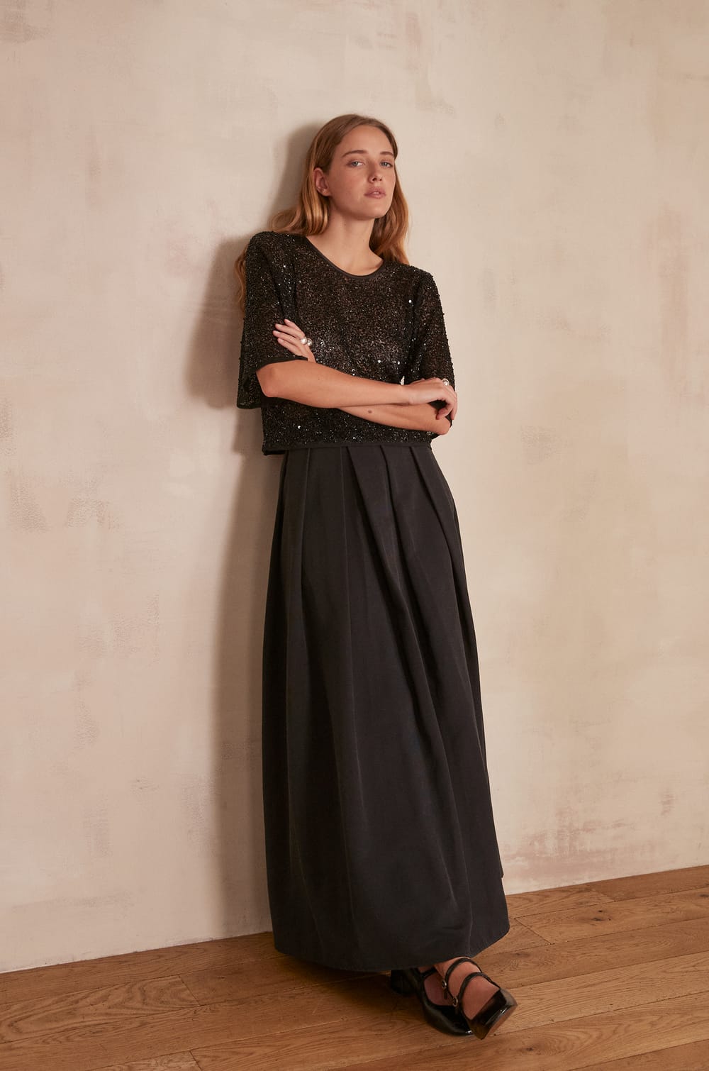 ETINCELLE long skirt;${refinementColor}