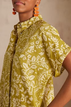 LOUISIANA Leinenhemd Kleid;${refinementColor}