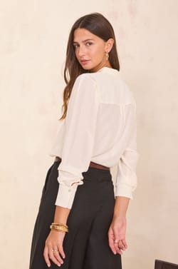 100% silk shirt DAPHNEE;${refinementColor}