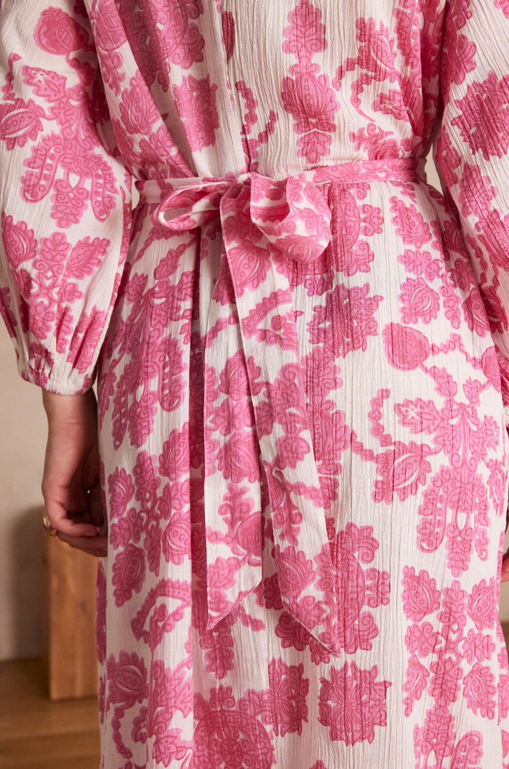 Robe longue MIRANA en coton;${refinementColor}