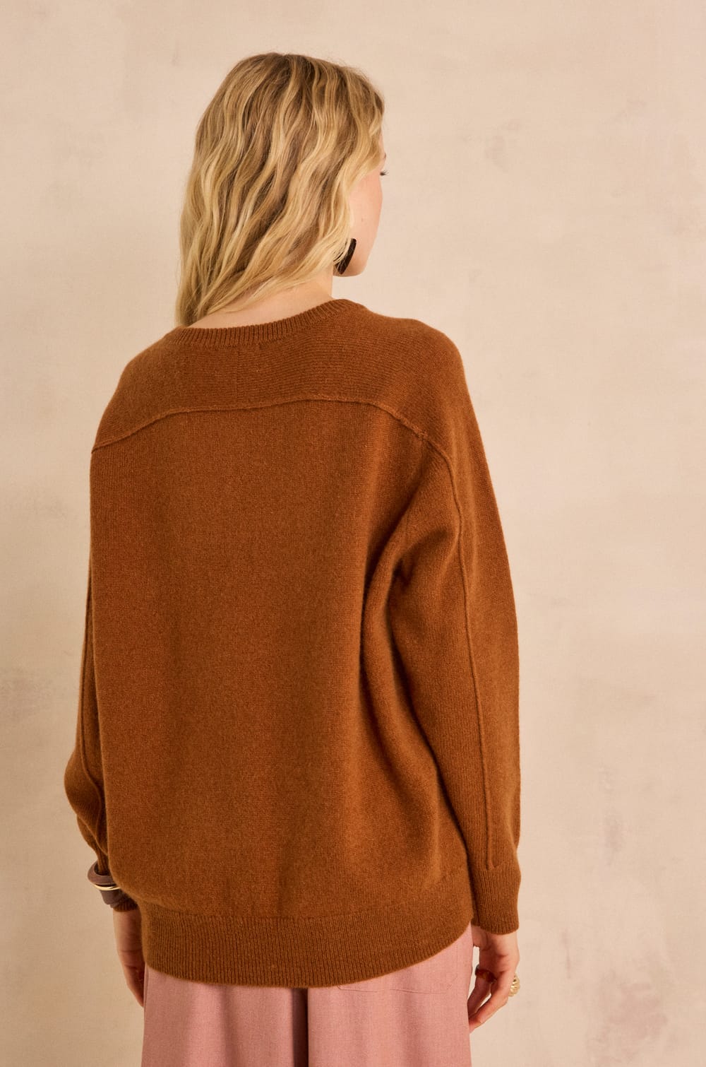 ALIX long sleeve wool sweater;${refinementColor}