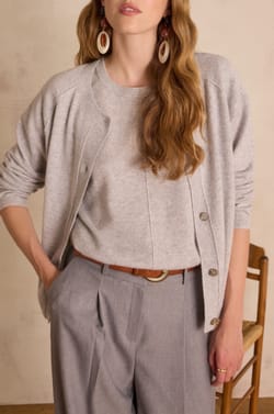 Cardigan BILLY en 100% cachemire;${refinementColor}