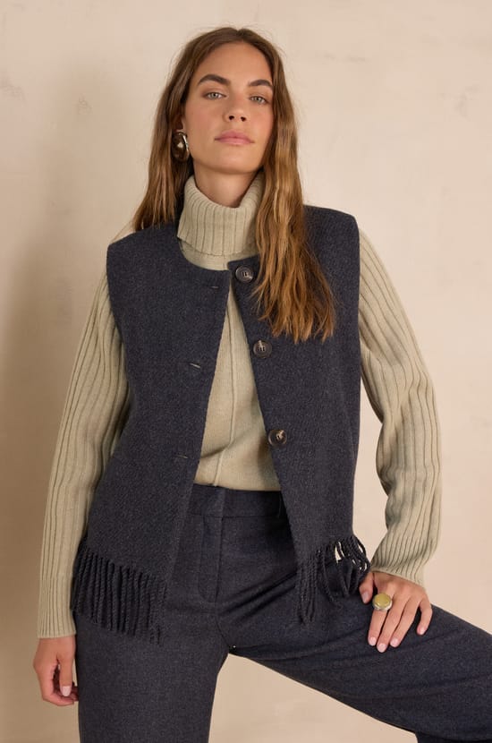 PAIGE wool cardigan;${refinementColor}