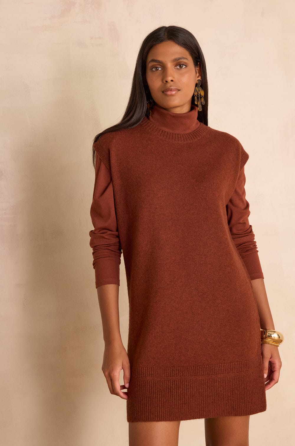 RAPHAELLE wool Dress;${refinementColor}