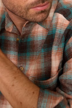 Unisex NOMADE checkered cotton shirt;${refinementColor}