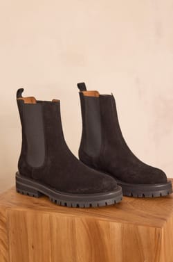 VICTOIRE leather boots;${refinementColor}