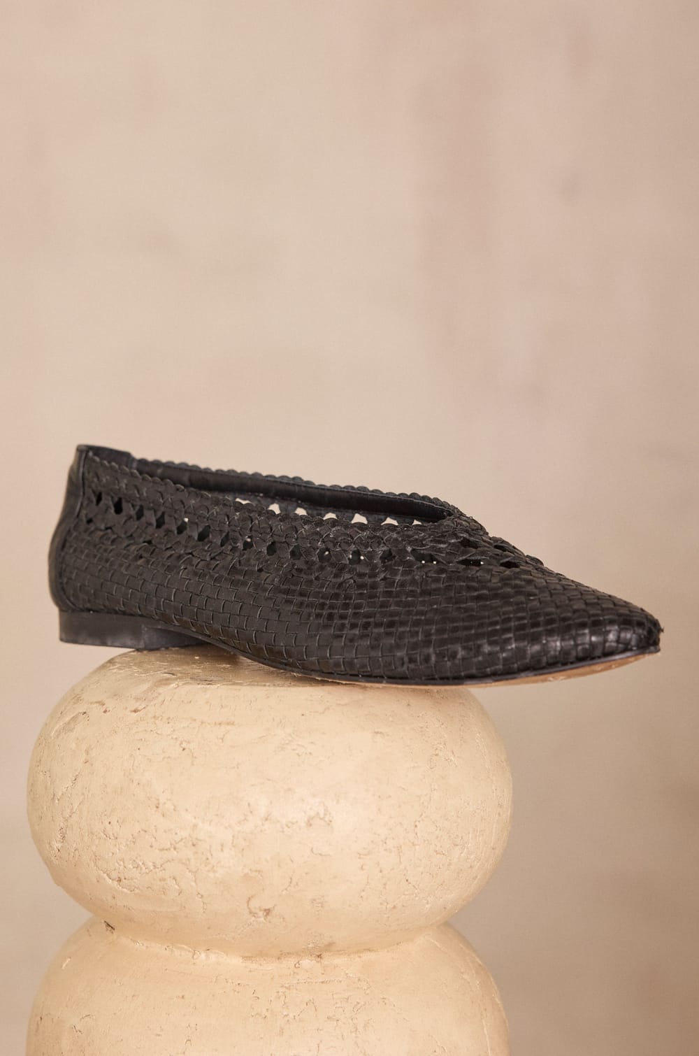 100% Leather SANTIAGO Ballet Flats;${refinementColor}