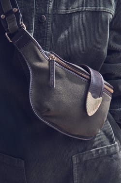 LEONARD leather bum bag;${refinementColor}