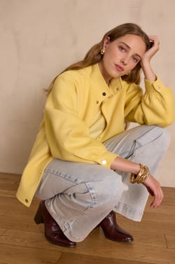T-shirt AURA en chanvre et coton;${refinementColor}