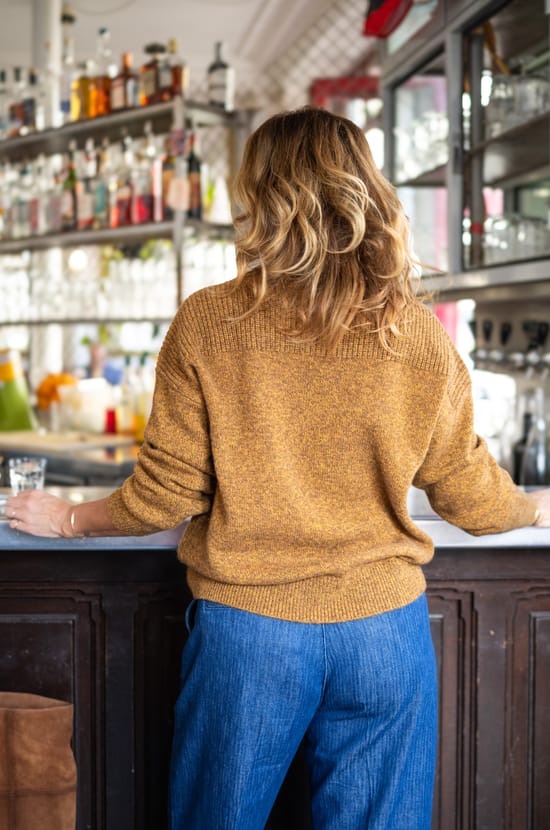 Wool and yak sweater House 123 x Marine Vignes ELODIE;${refinementColor}