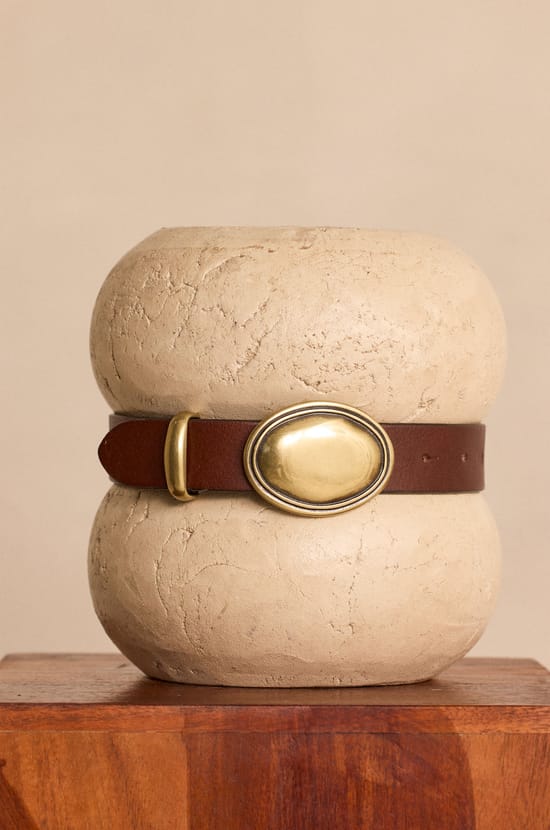 Ceinture en cuir JUSTINE;${refinementColor}