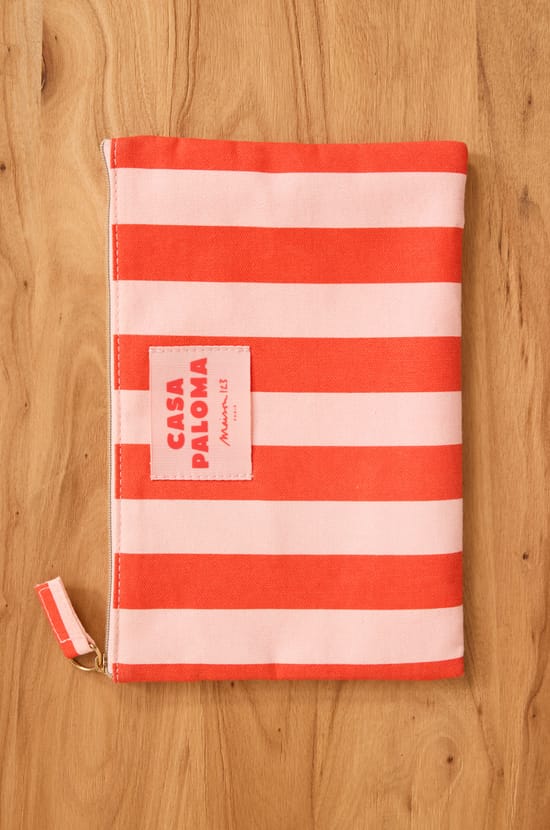 CASA PALOMA cotton pouch;${refinementColor}