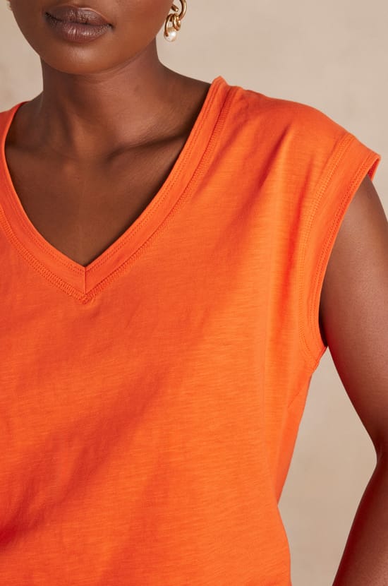 DELYA cotton T-shirt;${refinementColor}