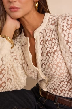 Chemise CAMOMILLE en coton brod&eacute;e;${refinementColor}