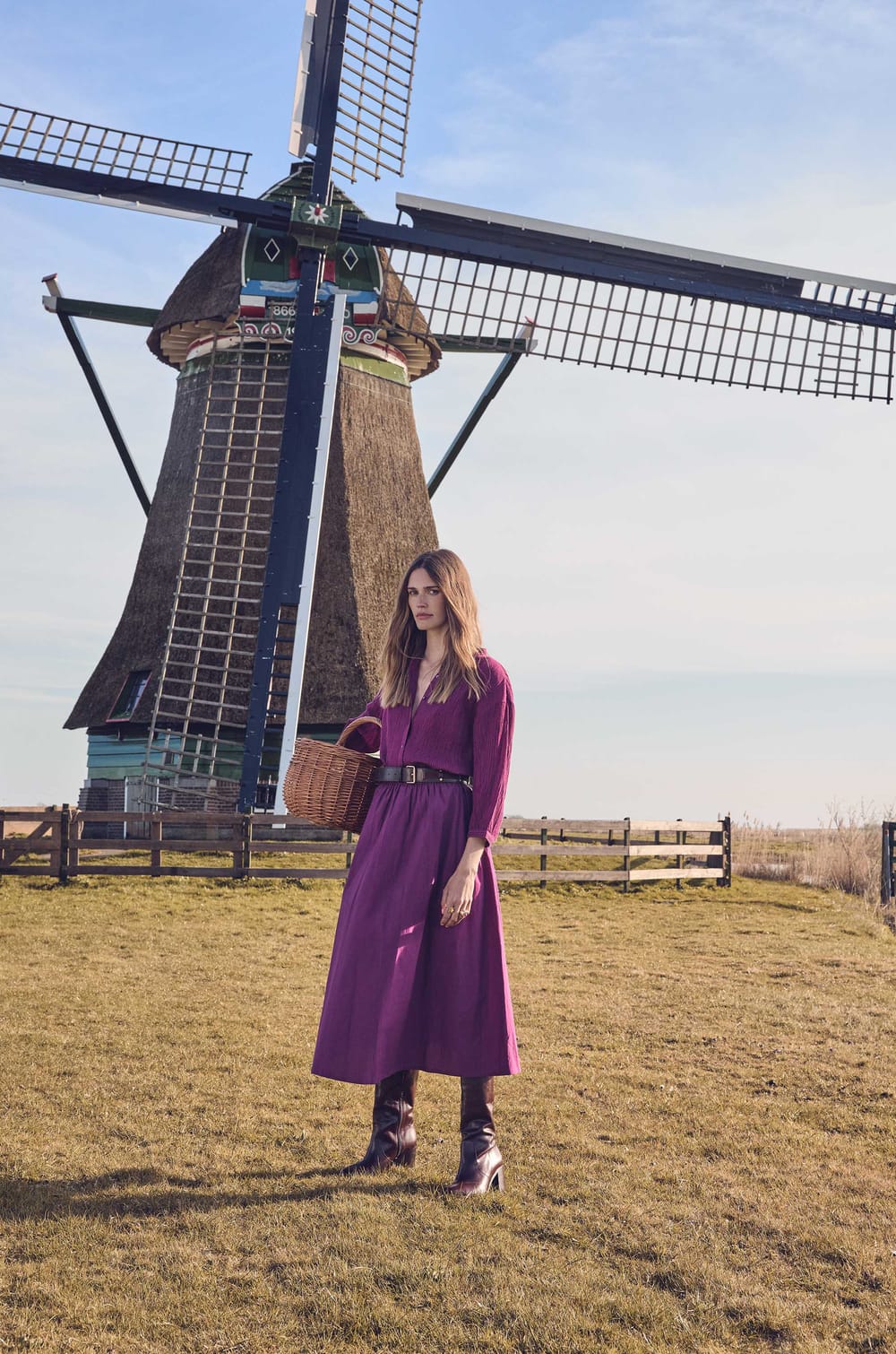 BRUNE cotton skirt;${refinementColor}