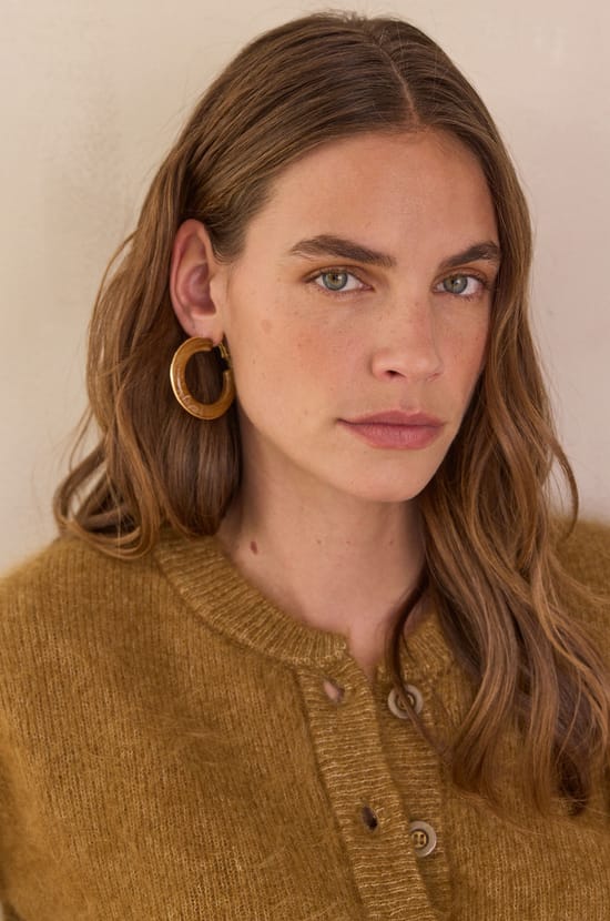 LOU mohair cardigan;${refinementColor}