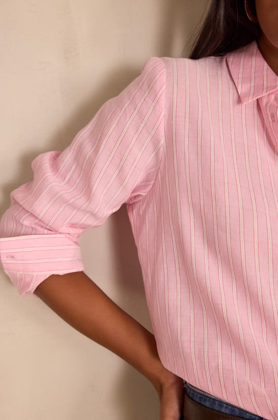 CARLA Linen Shirt;${refinementColor}