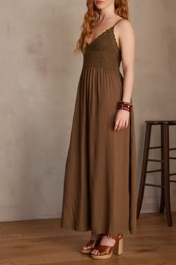 MAELINE crochet dress;${refinementColor}