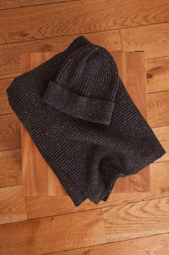 HAYDEN ribbed hat;${refinementColor}