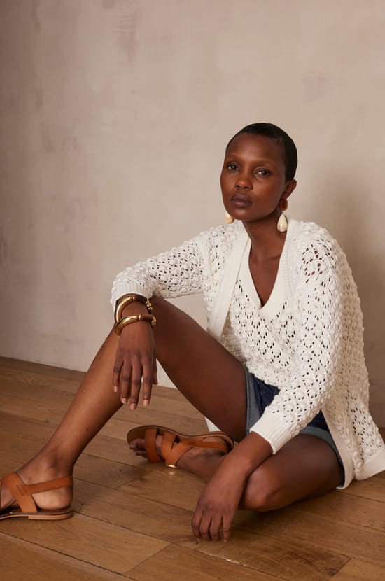 Gilet SHARON en coton;${refinementColor}