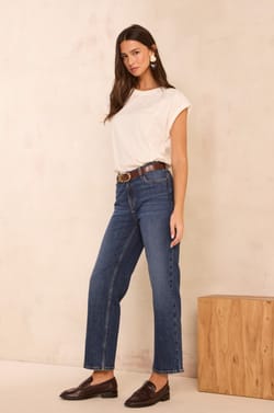 Jean straight and cropped RUDY;${refinementColor}