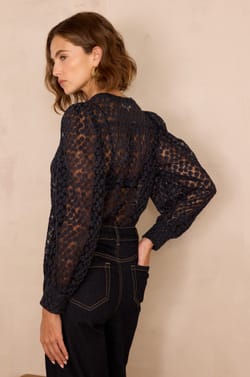 CAMOMILLE embroidered cotton shirt;${refinementColor}