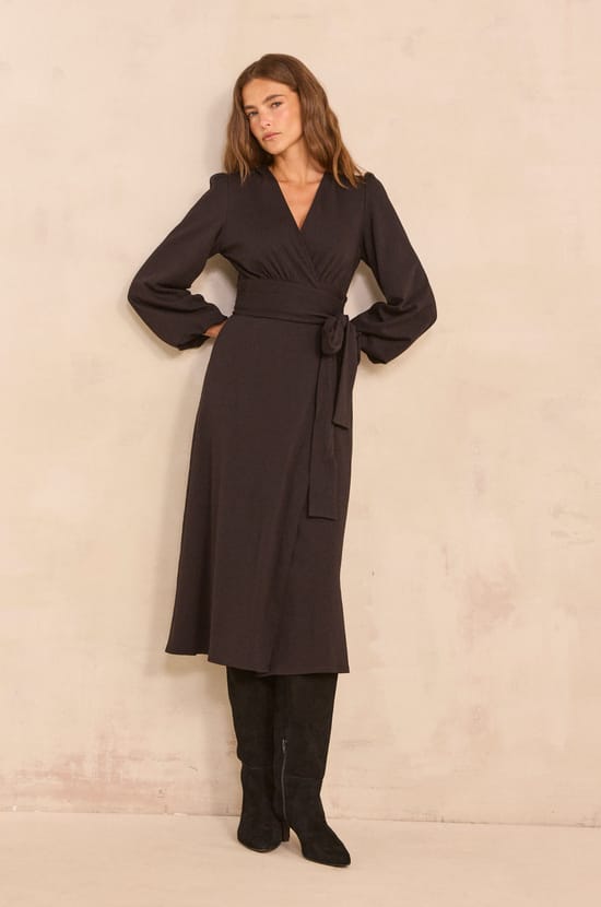 Straight jersey dress in blended cotton PHILIPINE;${refinementColor}