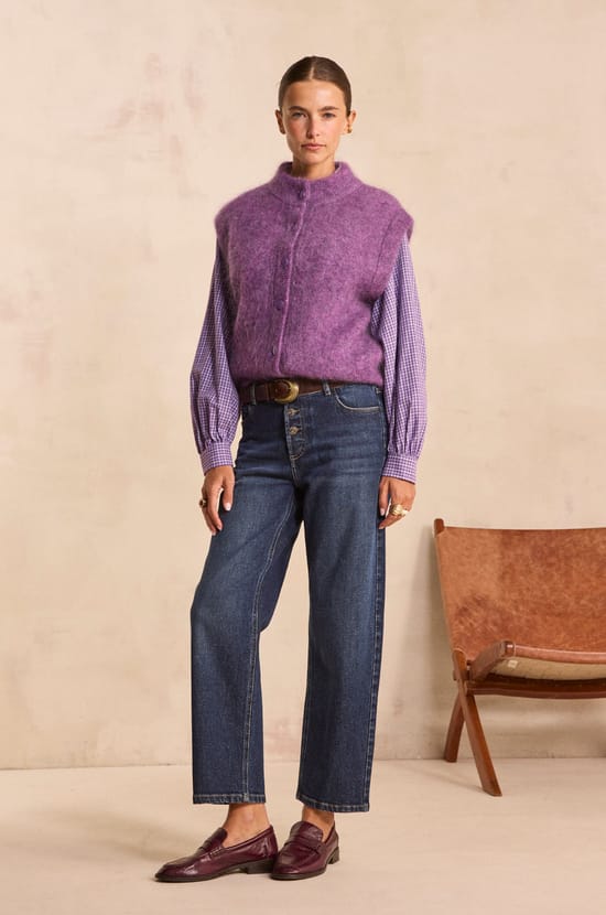 Jean straight 7/8th SASHA;${refinementColor}