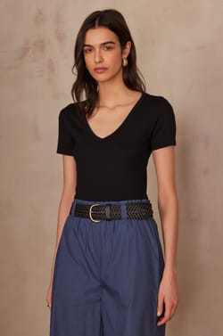 ADAM cotton T-shirt;${refinementColor}