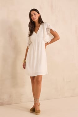 Short lace dress BELINA;${refinementColor}
